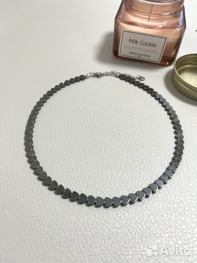 Чокер ручной работы из гематита