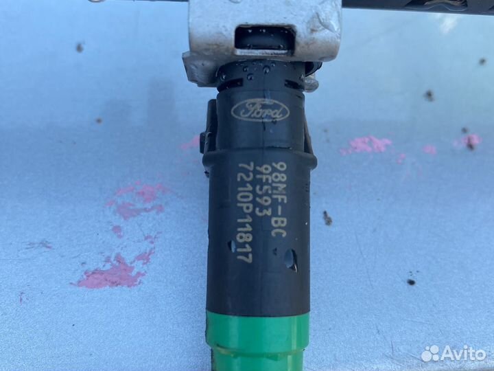 Форд фиеста форсунки с рампой в сборе