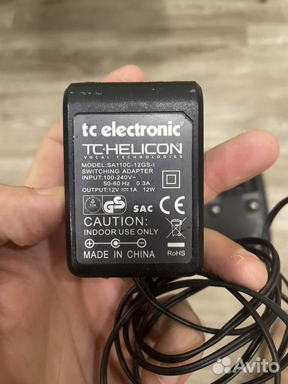 Вокально-гитарный процессор tc helicon voicelive2