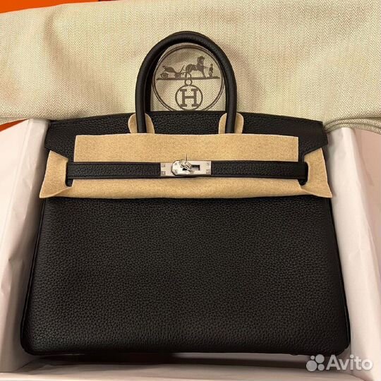 Сумка Hermes Birkin 35 Black Silver любая модель