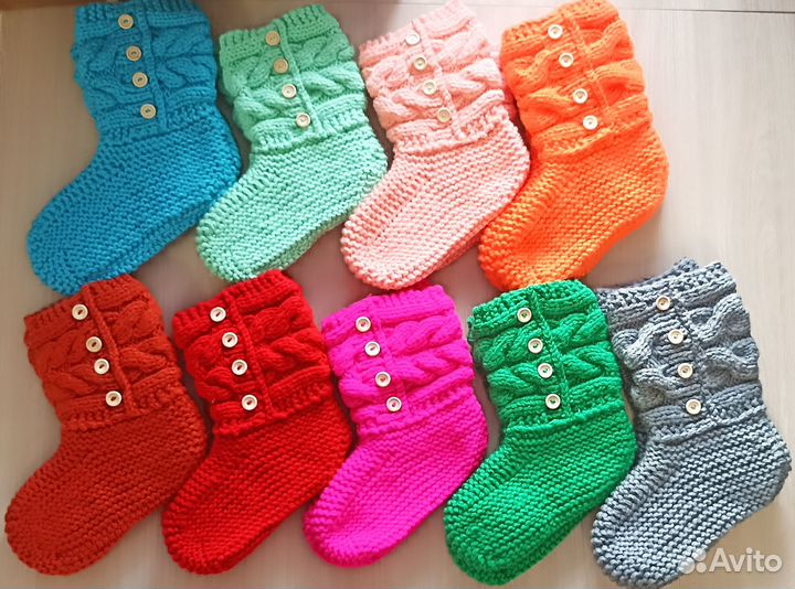 Домашние носки - сапожки