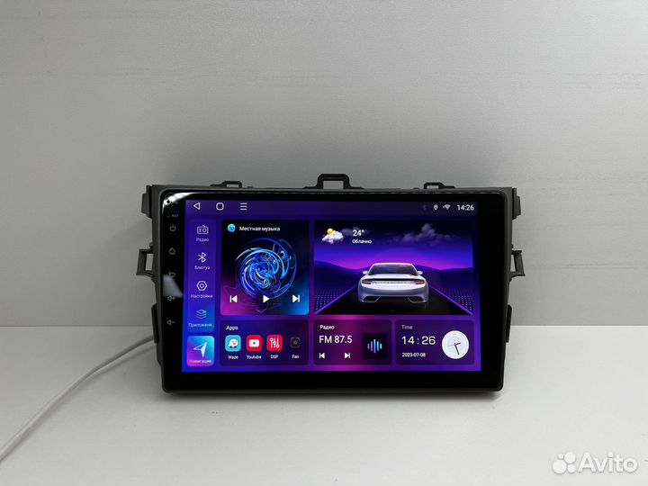 Магнитола Android Toyota Corolla (2007-2012)