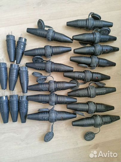 Вилка розетка каучук ABL sursum IP44