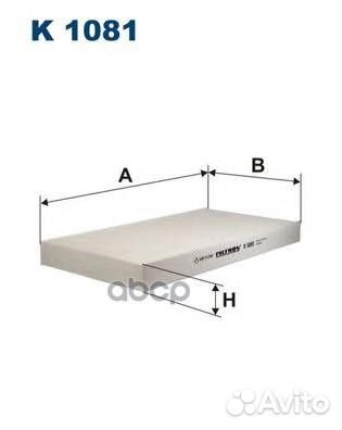 Фильтр салона k1081 Filtron