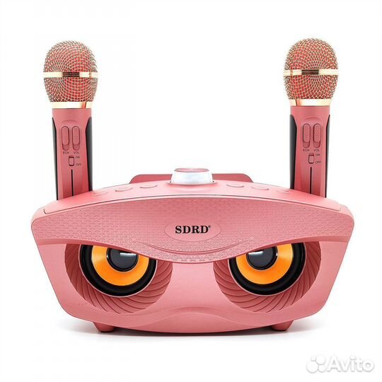 Портативная караоке система sdrd SD-306 розовая