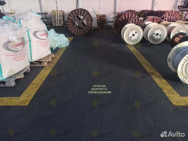 Модульная плитка для гаража