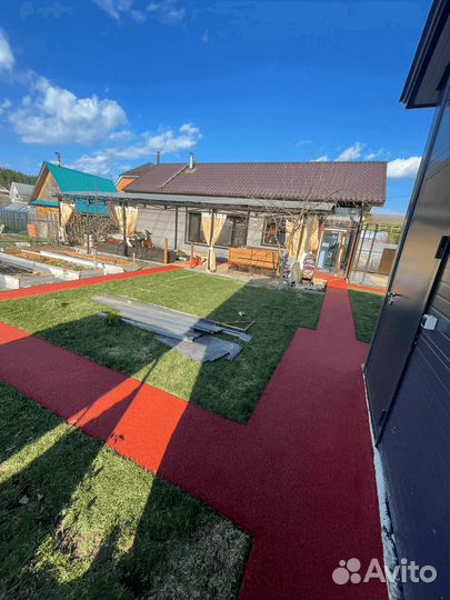 Резиновое покрытие бесшовное