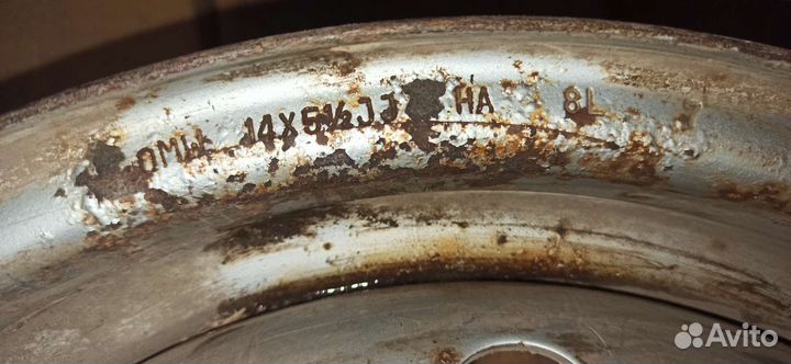 Диски R14 4x114.3 штампы 4шт