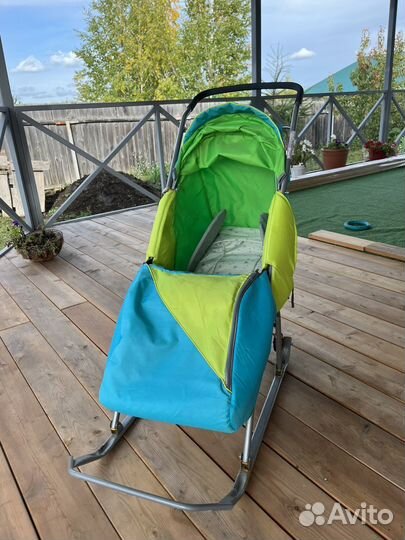 Санки коляска nika Тимка премиум