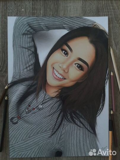 Портрет на холсте по фото в Парабели