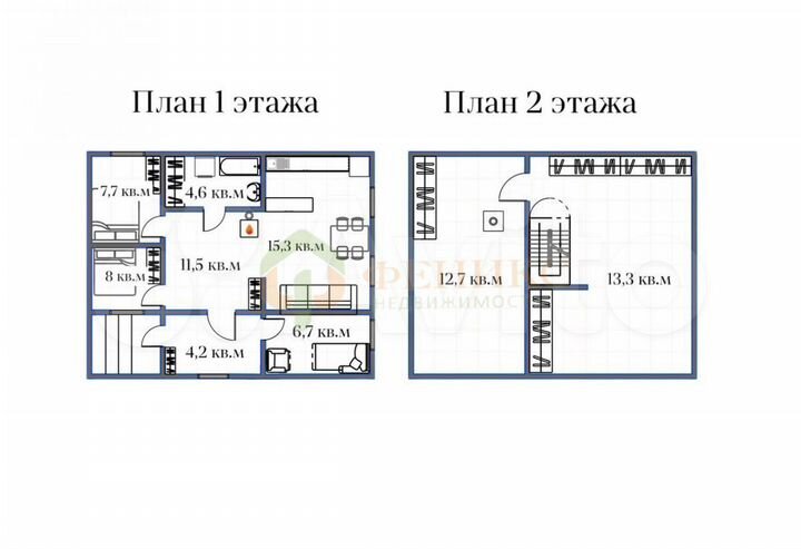 Дом 90 м² на участке 6 сот.