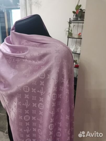 Шарф палантин лавандовый