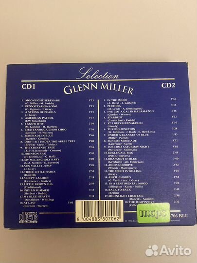 Сд - коллекционный Glenn Miller из 2 шт