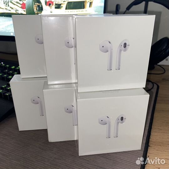 Наушники apple airpods реплика с качество (J8-1)