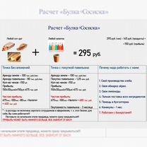 Готовый бизнес без вложений (хот-дог)
