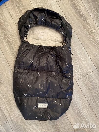 Конверт зимний меховой в коляску