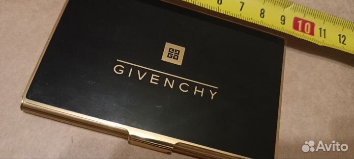 Визитница золочёная Givenchy