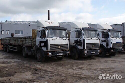 Услуги полуприцепа маз/ Услуги шаланды маз