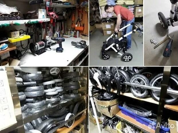 Ремонт детских колясок, санок-колясок