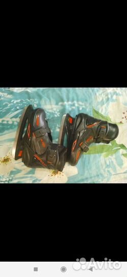 Коньки 33-36 раздвижные