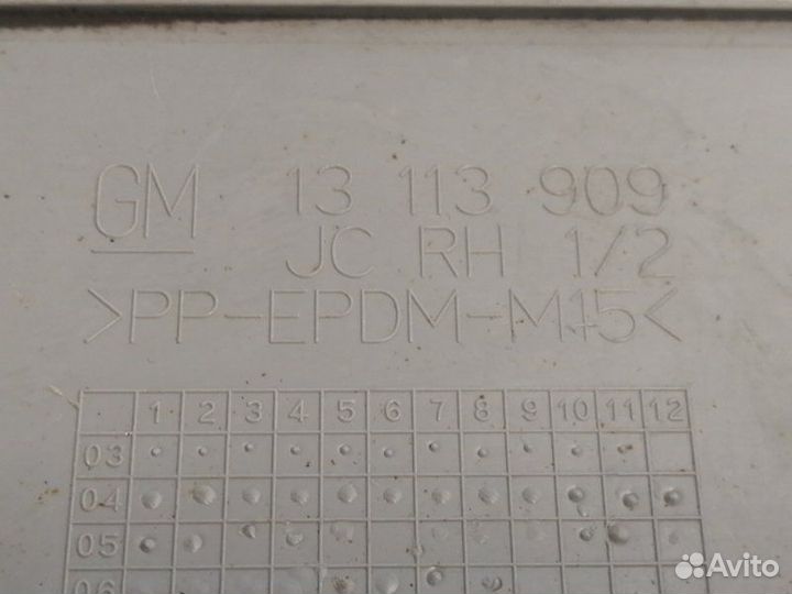 Обшивка стойки Opel Astra H/Astra Family H