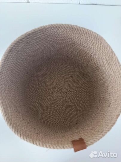 Кашпо из джута