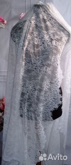 Кружевное полотно 150 см разные цвета