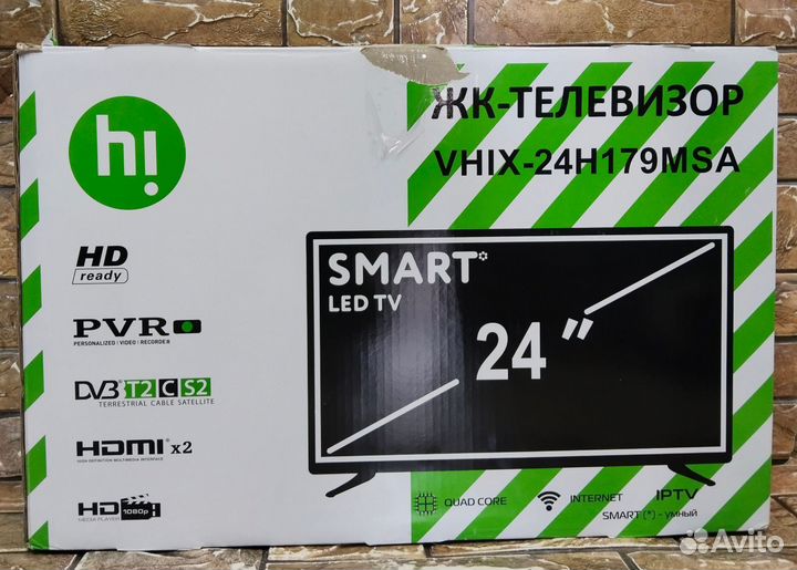 Телевизор Hi vhix-24H179MSA\Smart TV