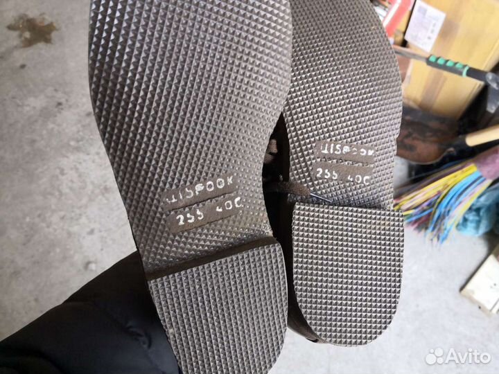 Ботинки офицерские хромовые СССР