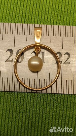 Подвеска с жемчужиной СССР