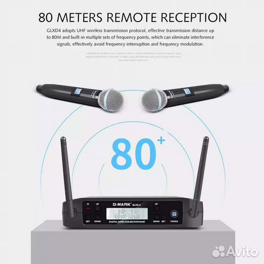 Радиомикрофоны G-mark Glxd-4 профессиональные