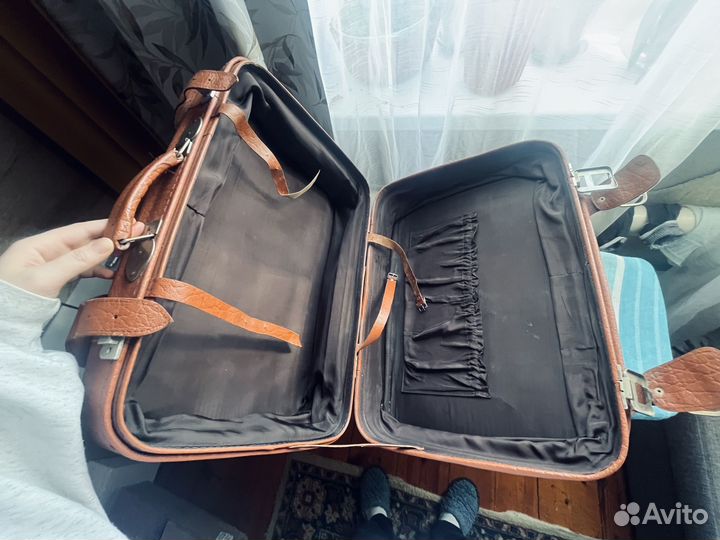 Кожаный чемодан СССР