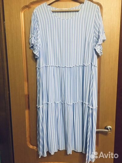 Платье летнее каскадное