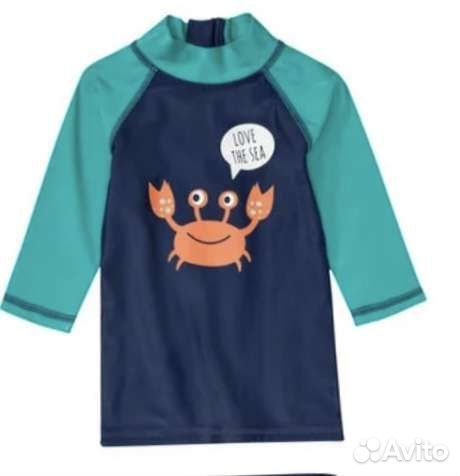 Солнцезащитная футболка пляжная