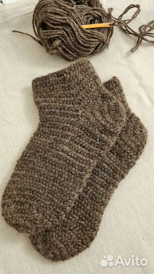 Мужские носки, связанные иглой, ослостич