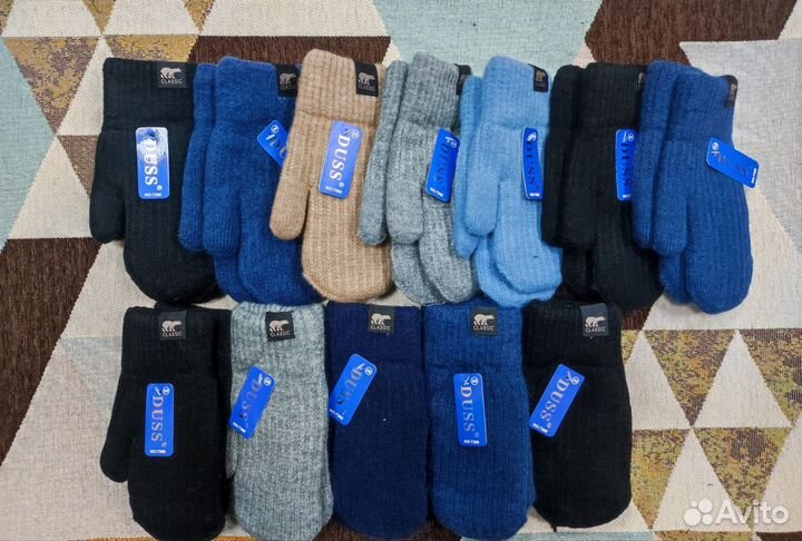 Варежки для мальчиков Розница