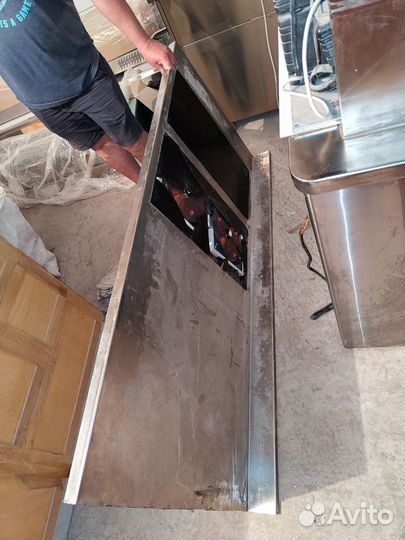 Столещницы из нержавейки (прямые/угловые с мойкой)