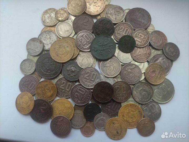 Лот монет России разных эпох
