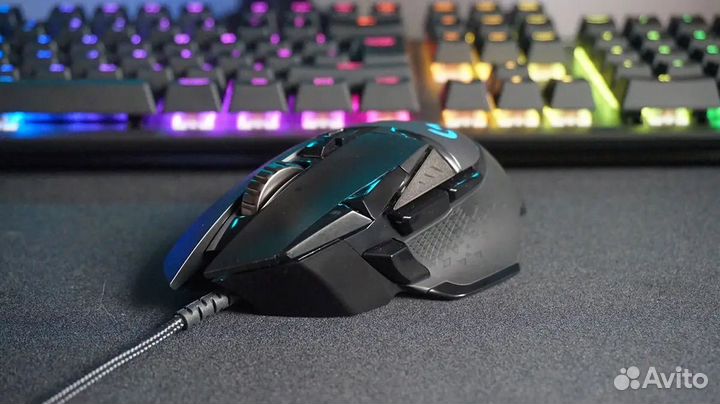 Мышь проводная Logitech G502 hero черная