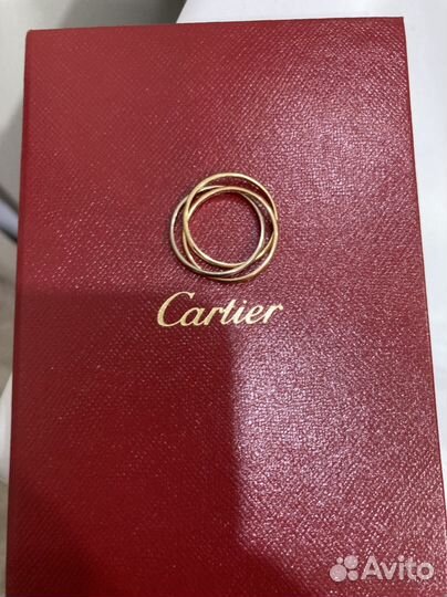 Cartier trinity кольцо