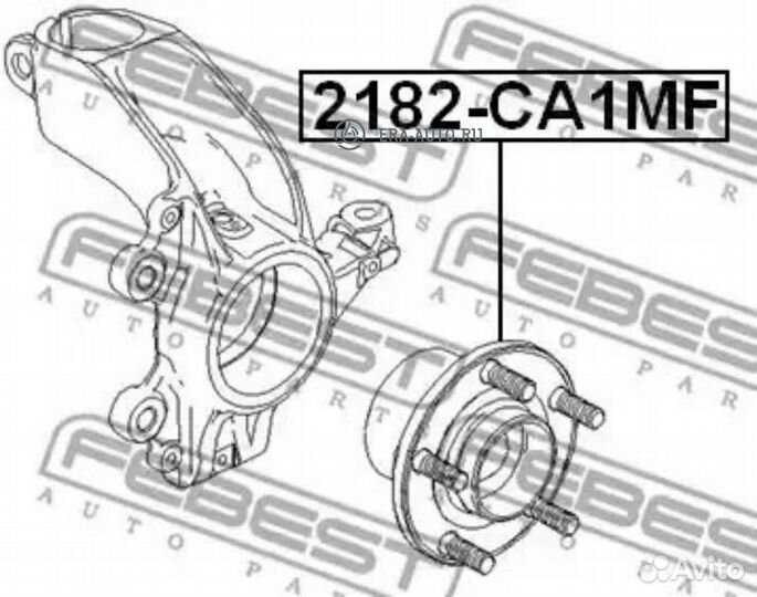 Febest 2182-CA1MF Ступица передняя