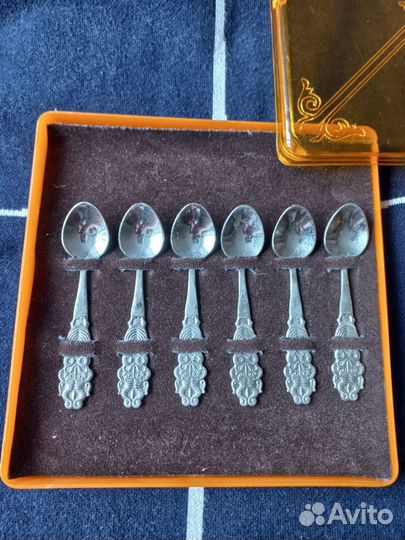 Кофейные ложечки, мельхиор СССР