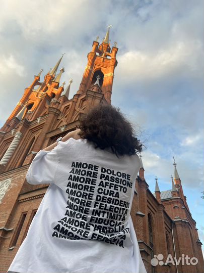 Футболка t-shirt amore dolore