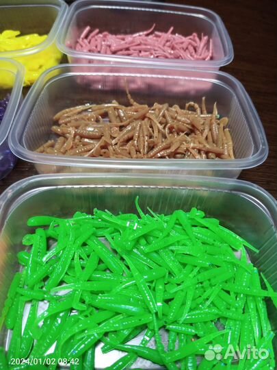 Силиконовые приманки для микроджига