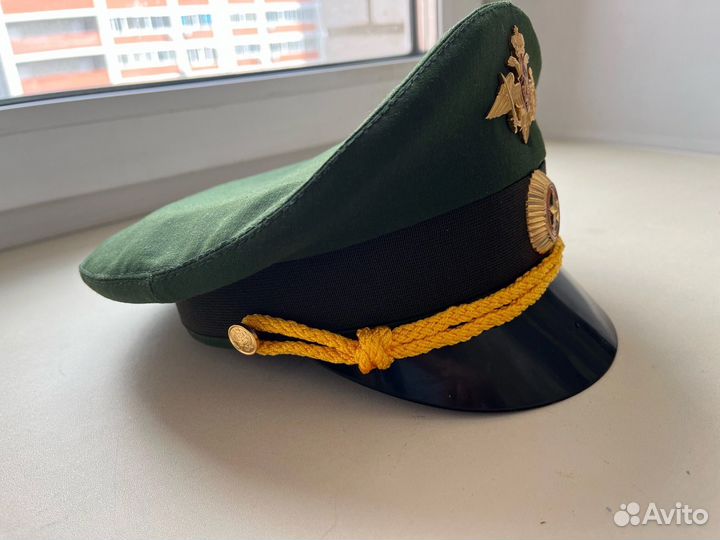 Фуражка офисная зеленая 56