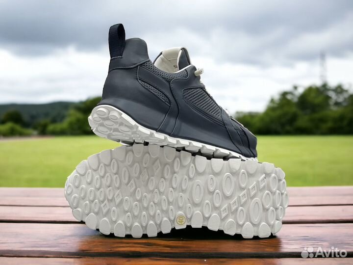 Кроссовки мужские кожаные