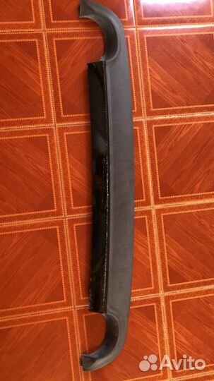 Диффузор на задний бампер Mersedes 221