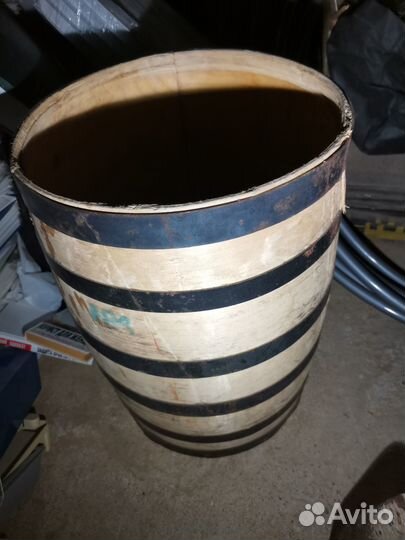 Бочка времён СССР с крышкой