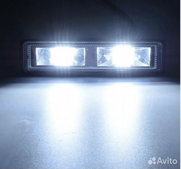 Дневные ходовые огни, Светодиодная, 2 шт