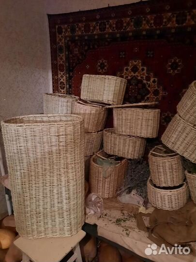 Корзины плетеные из лозы